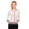 Dancing Days - CLOSE CALL Cardigan - Blanc/Noir Product image